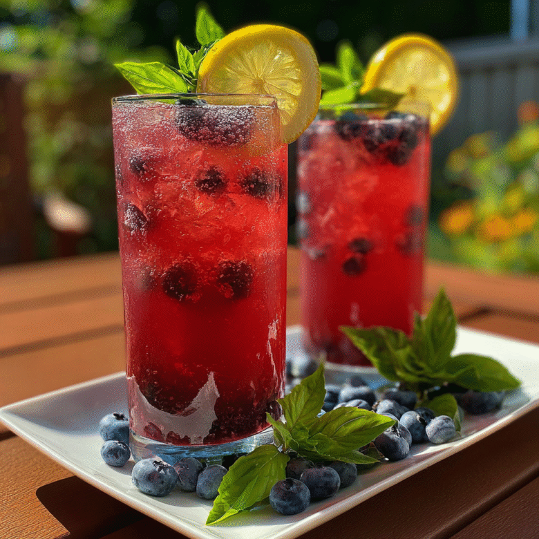 blueberry basil lemonade recipe