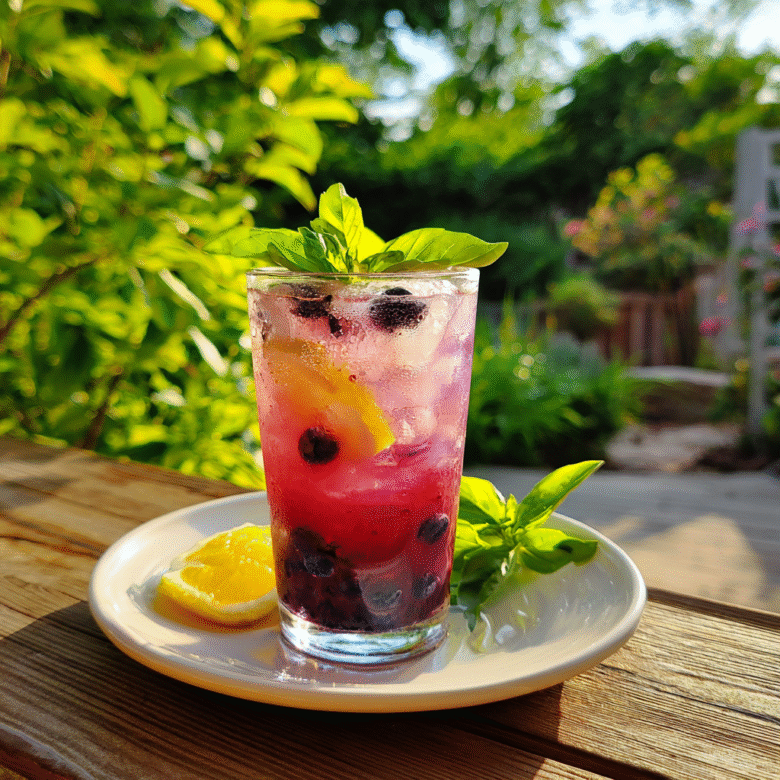 Blueberry Basil Lemonade Recipe - OoohDelish!