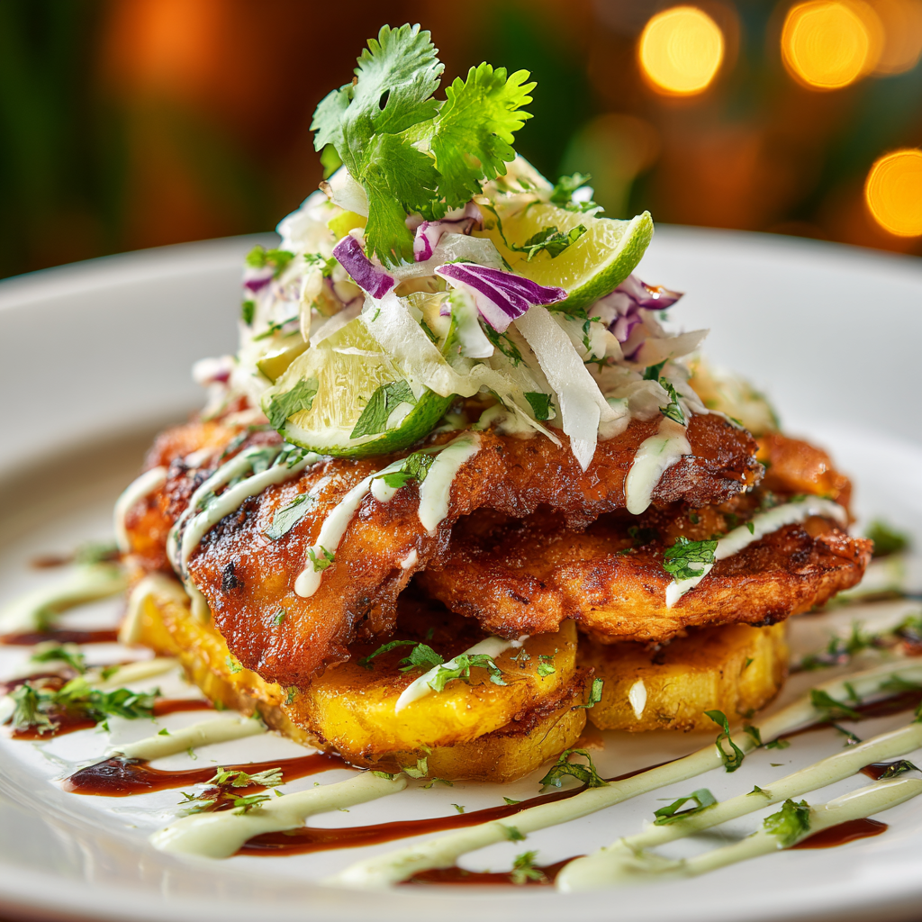 Pollo con Tajadas Recipe