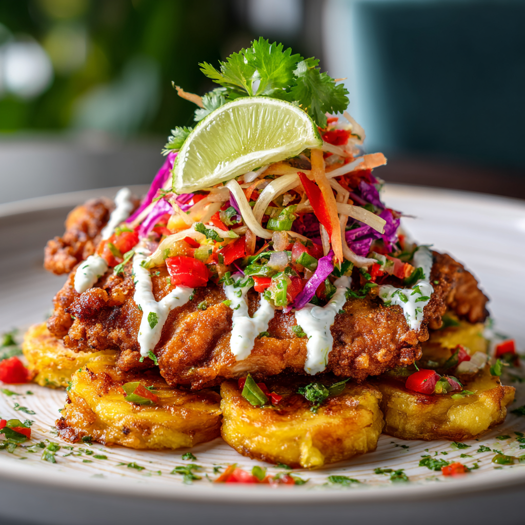 Pollo con Tajadas Recipe