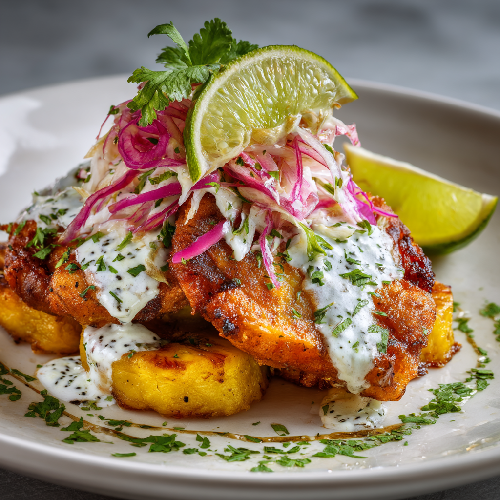 Pollo con Tajadas Recipe