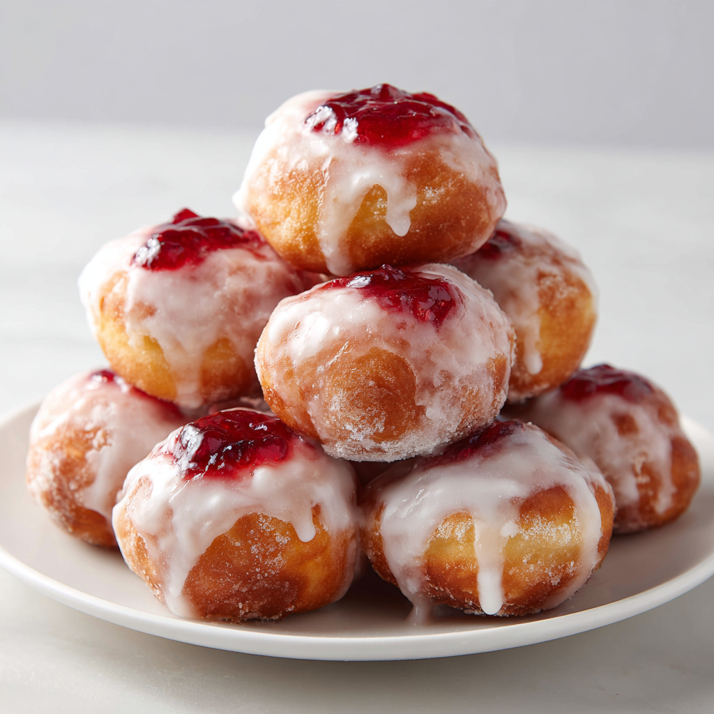 4 Ingredient Keto Strawberry Cottage Cheese Donuts