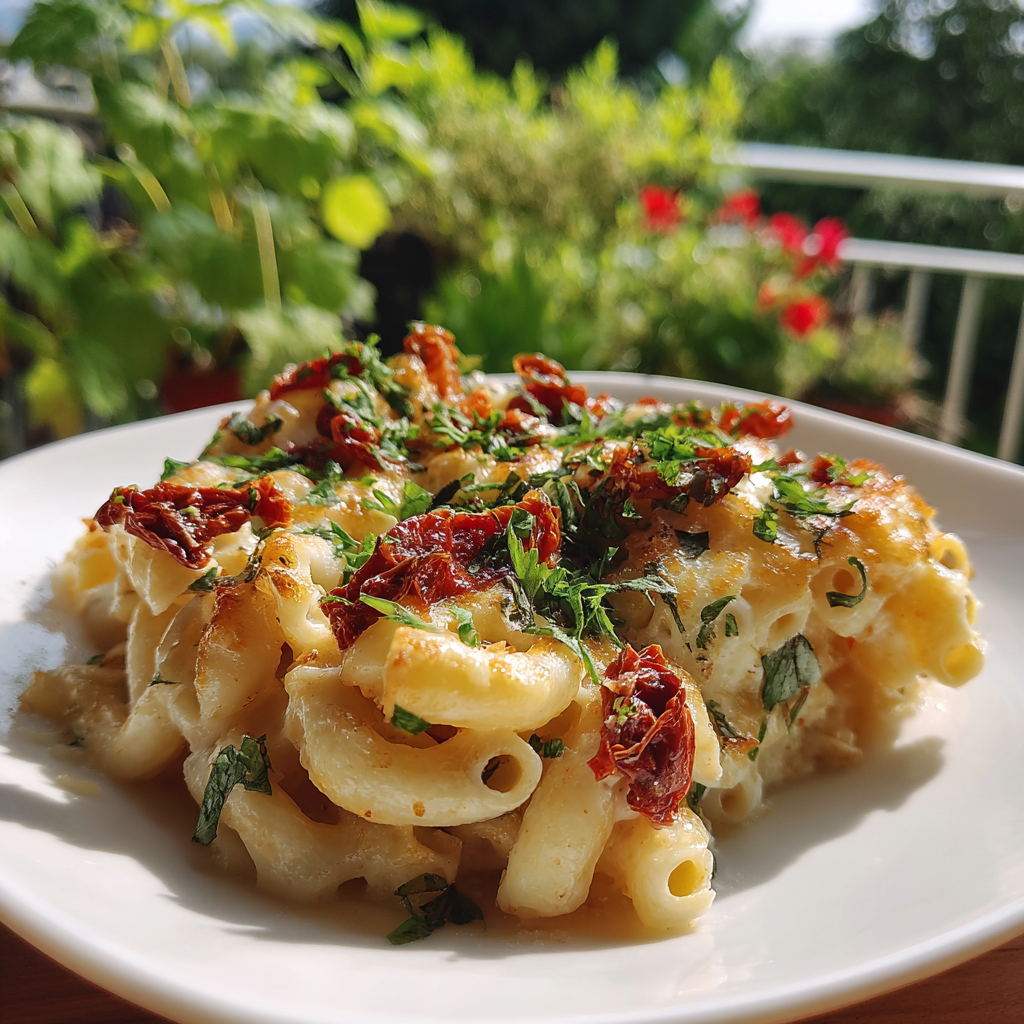 Baked Feta Pasta with Sun-Dried Tomatoes Recipe