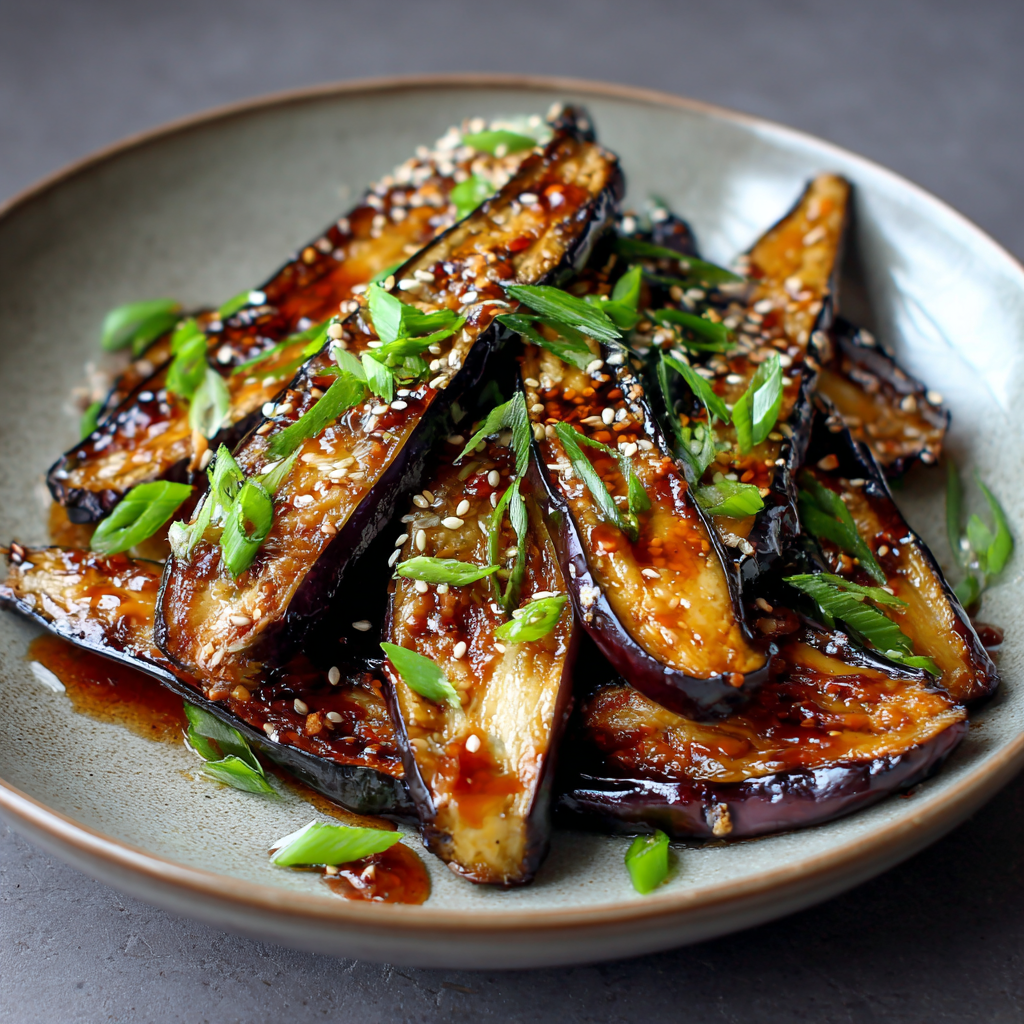 Baked Miso Glazed Eggplant Recipe
