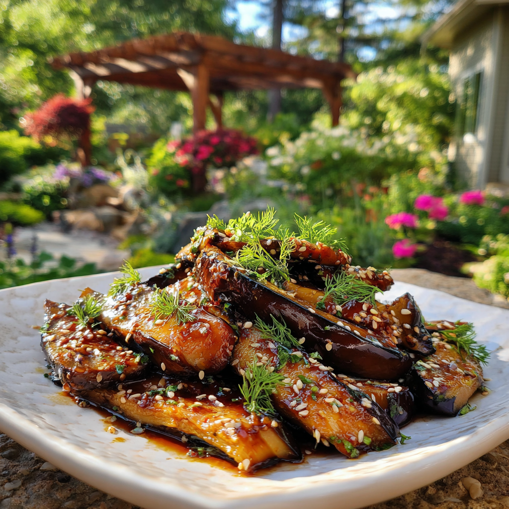 Baked Miso Glazed Eggplant Recipe