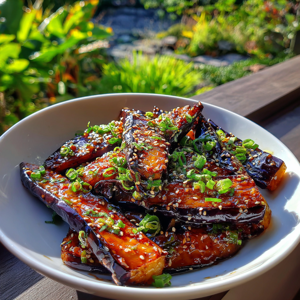 Baked Miso Glazed Eggplant Recipe