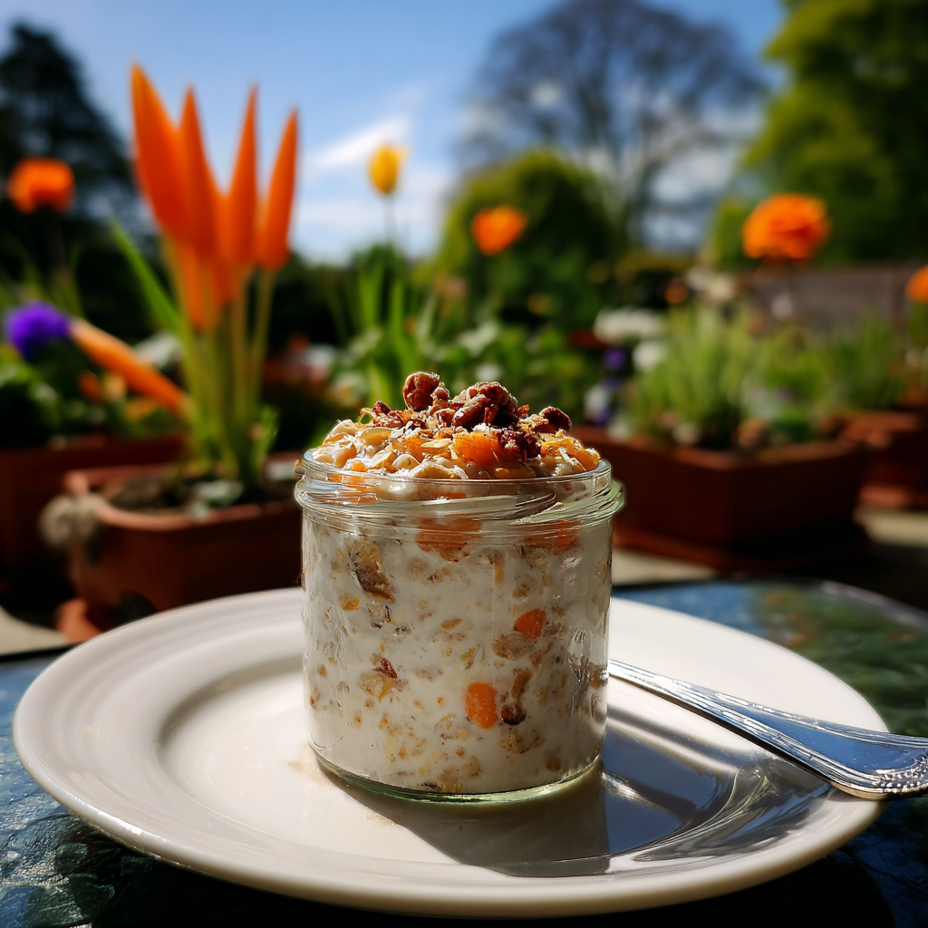 Carrot Cake Overnight Oats Recipe