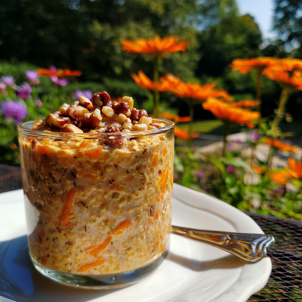 Carrot Cake Overnight Oats Recipe
