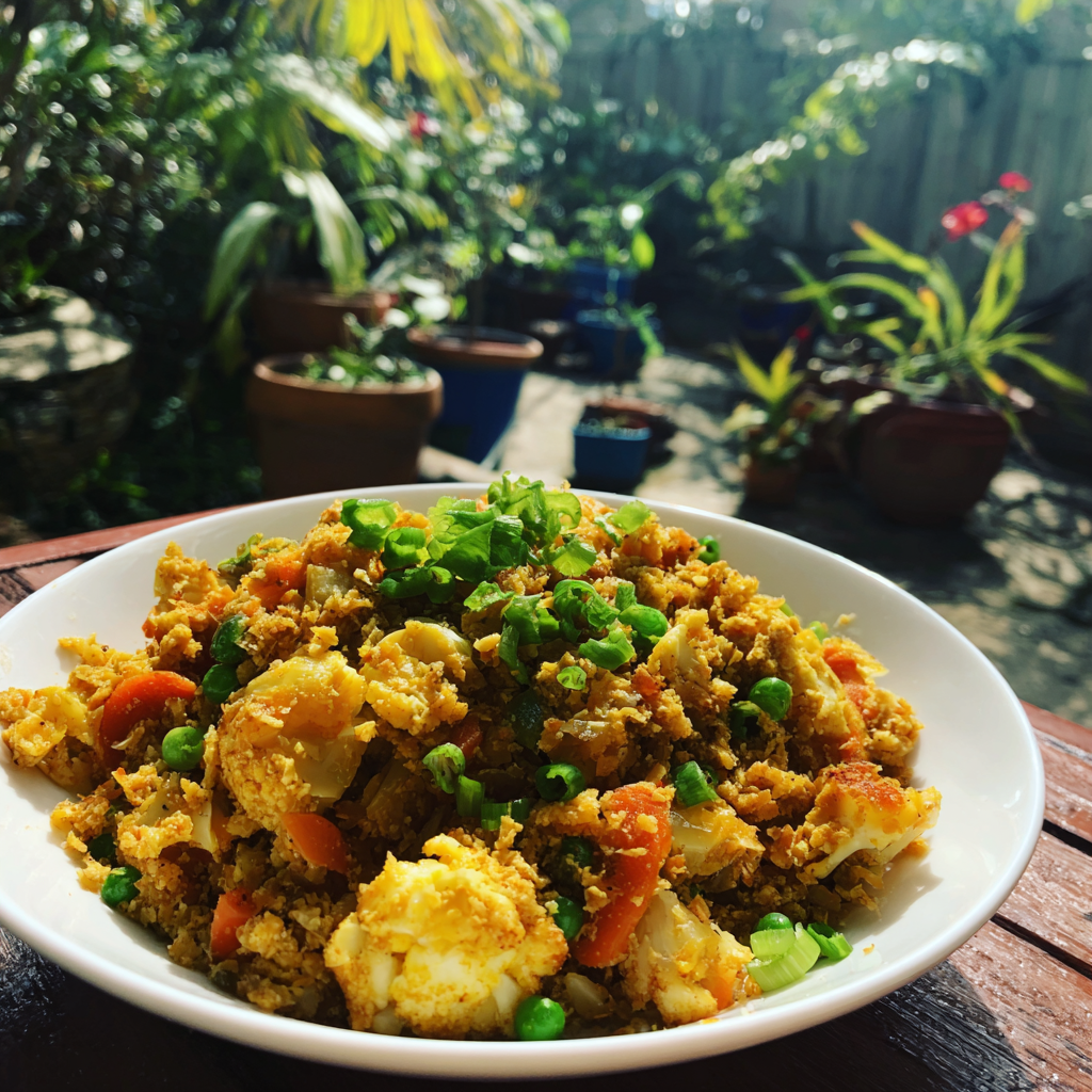 One Pot Cauliflower Fried Rice Recipe