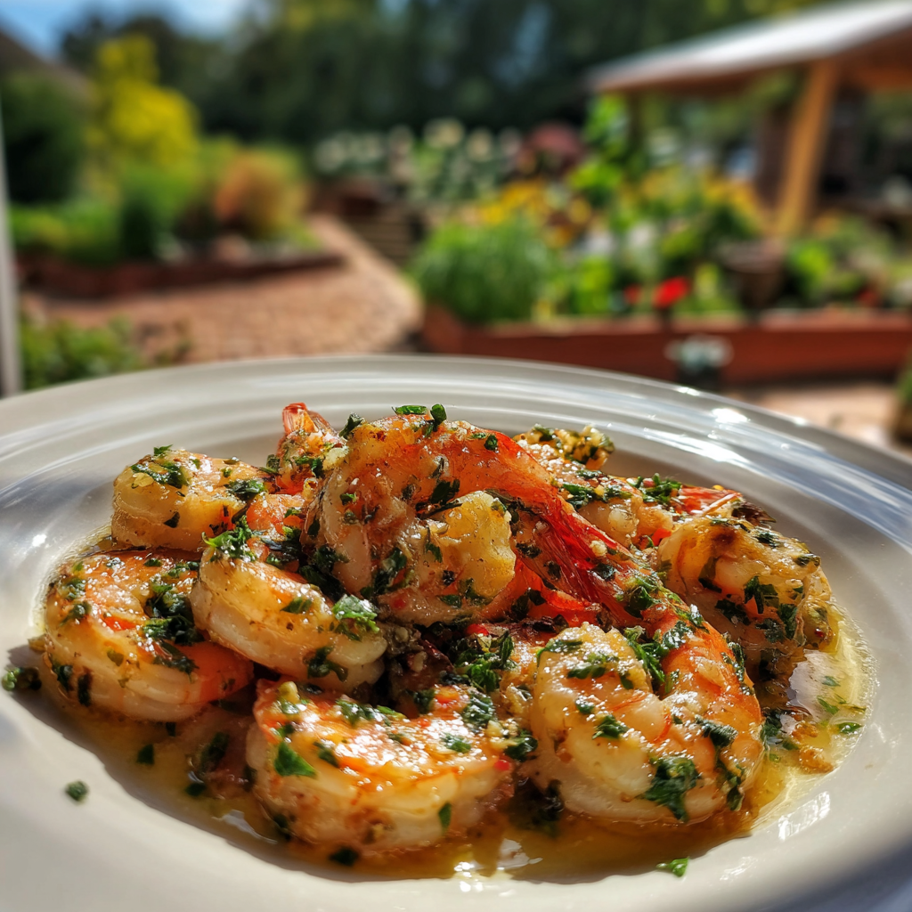 Skillet Spanish Garlic Shrimp Recipe