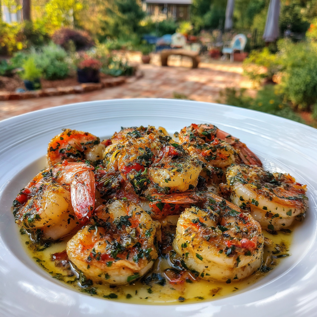 Skillet Spanish Garlic Shrimp Recipe