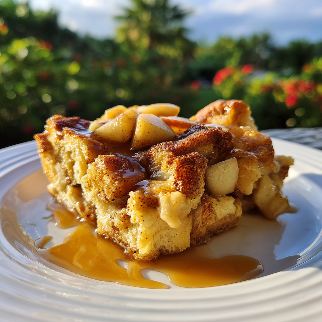 Skillet Cinnamon Apple French Toast Bake Recipe