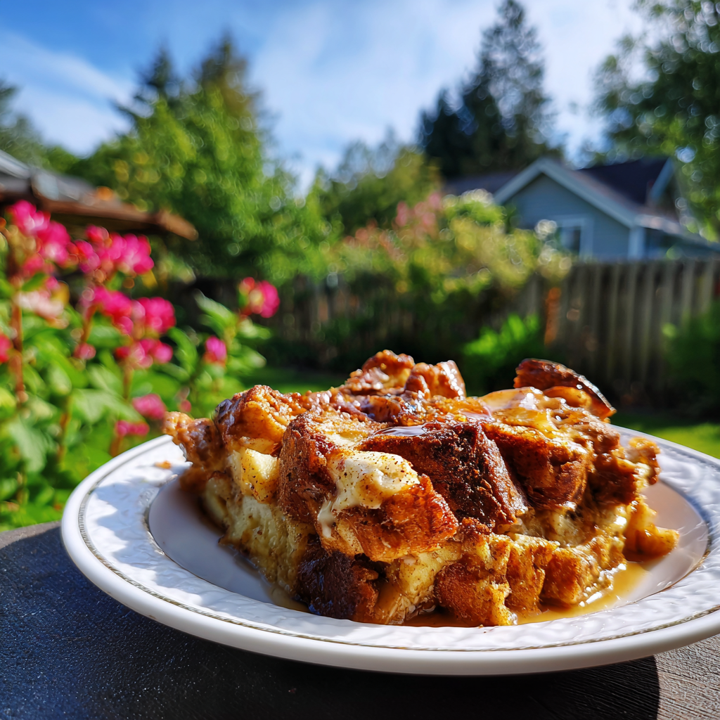 Skillet Cinnamon Apple French Toast Bake Recipe