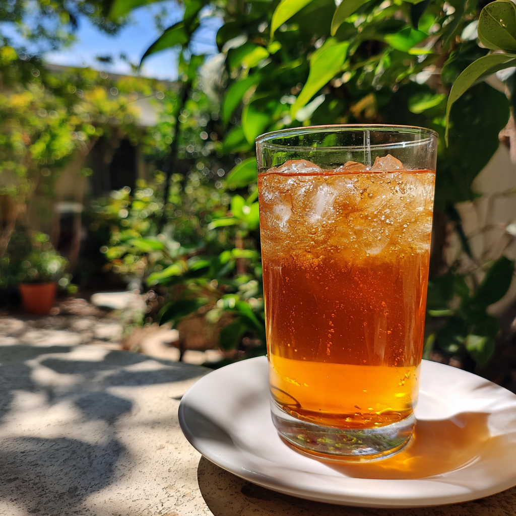 Spiked Peach Iced Tea Recipe