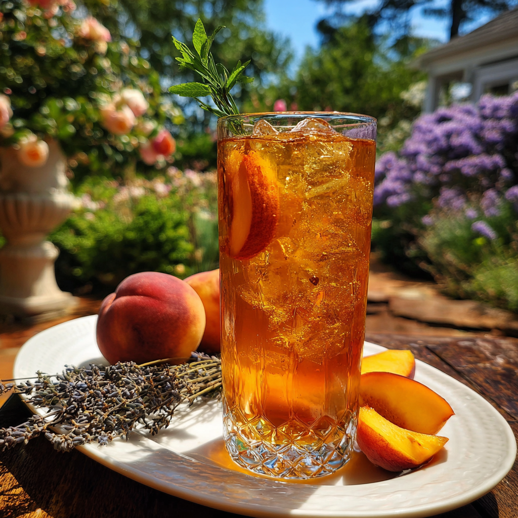 Spiked Peach Iced Tea Recipe
