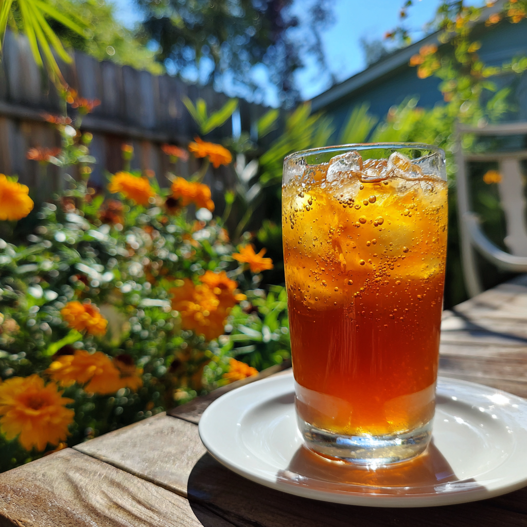 Spiked Peach Iced Tea Recipe