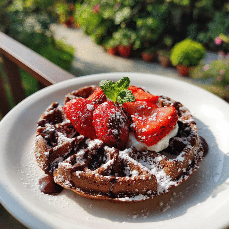 Chocolate Chaffle Recipe - OoohDelish!