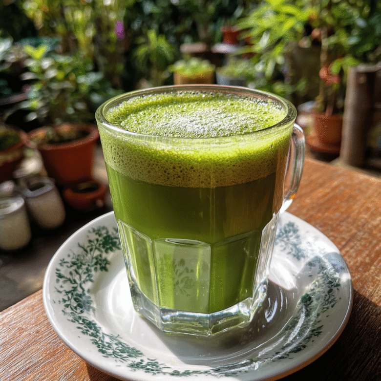 3 Ingredient Apple Spinach Smoothie