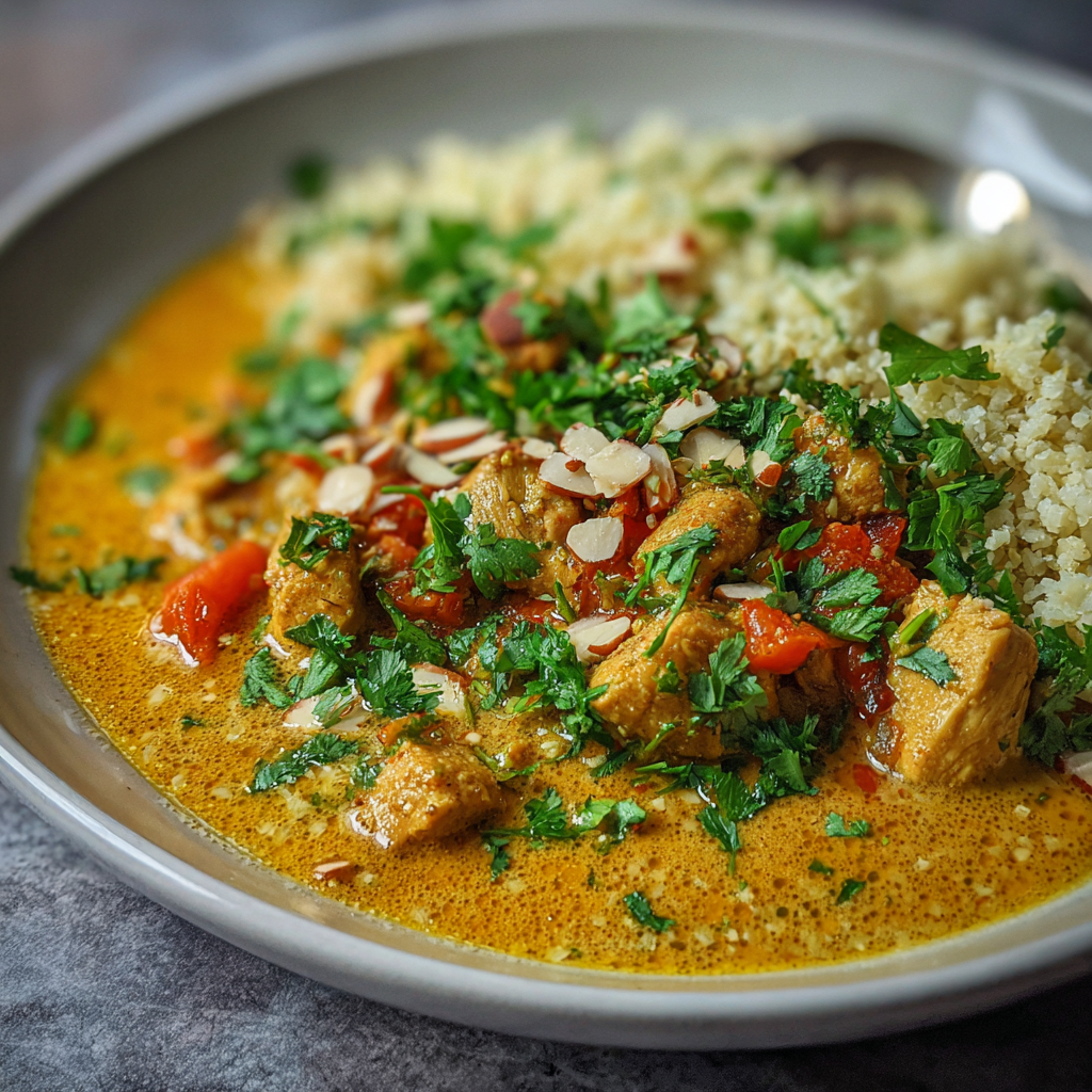 Almond Milk Chicken Curry