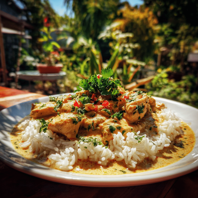 Almond Milk Chicken Curry