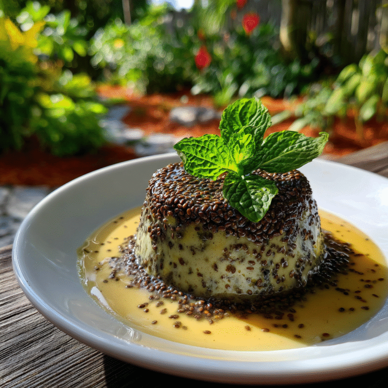 Basil Seed Pudding Recipe