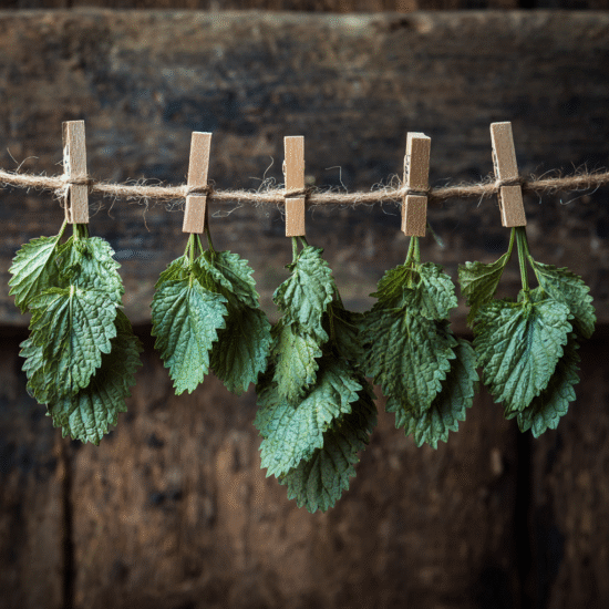 dry lemon balm leaves for tea