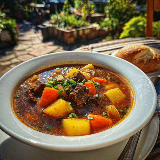Old Fashioned Vegetable Beef Soup Recipe