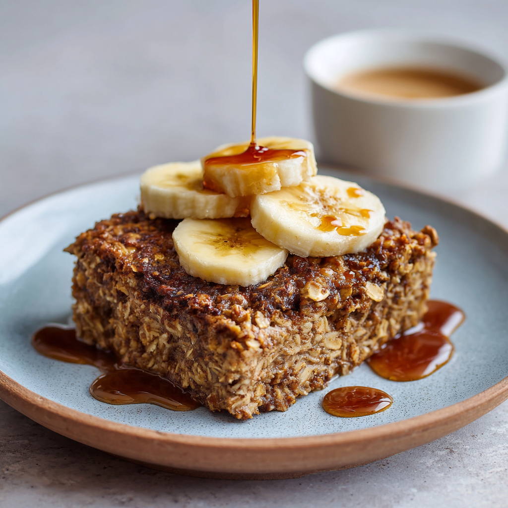 Banana Bread Baked Oats Recipe