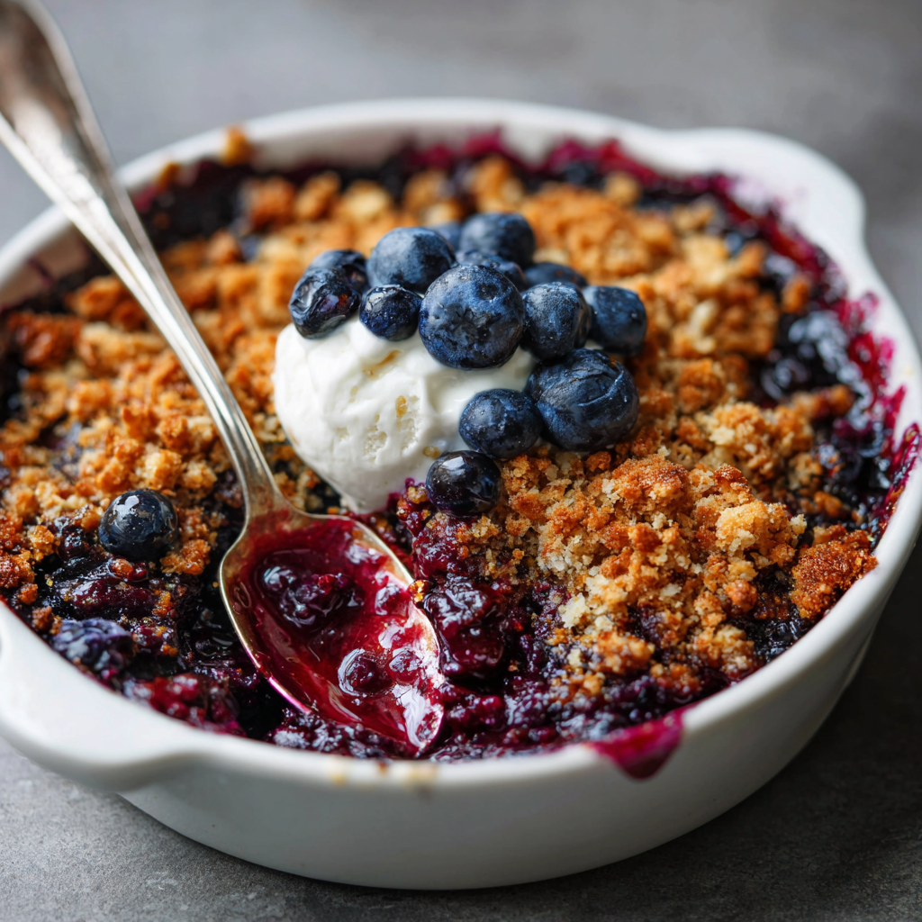Blueberry Chia Crumble