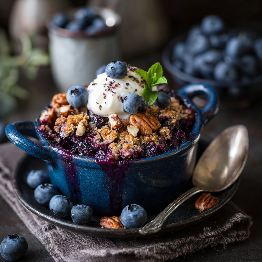 Blueberry Chia Crumble
