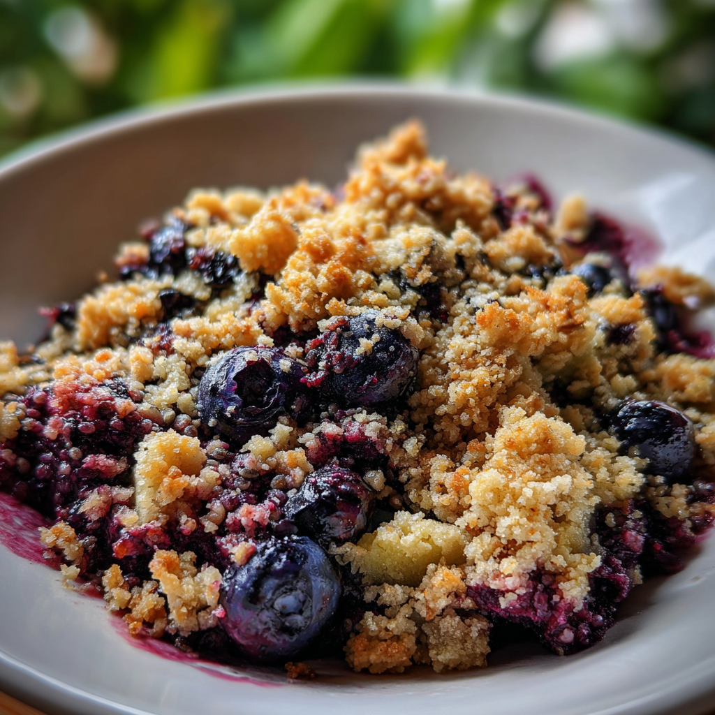 Blueberry Chia Crumble