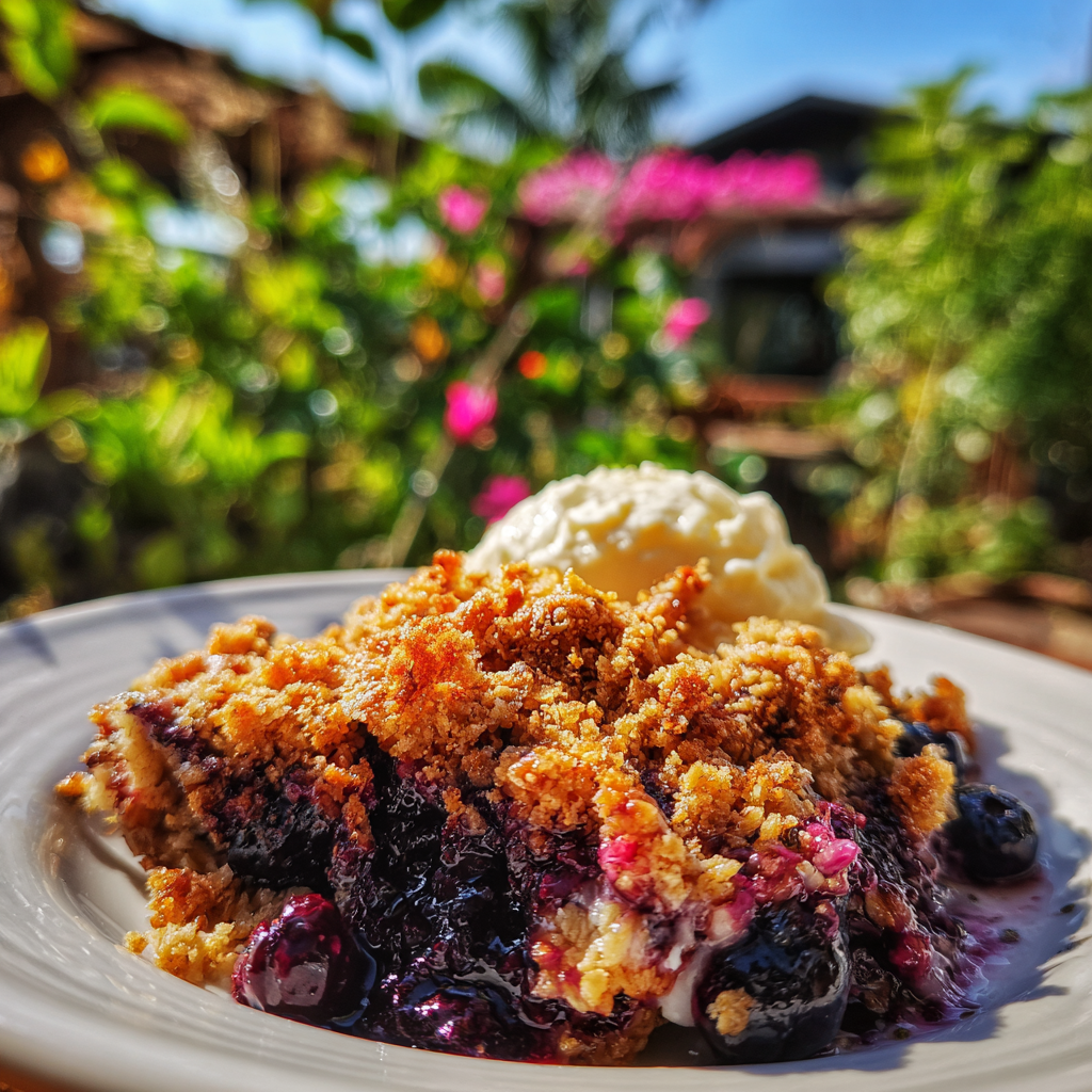 Blueberry Chia Crumble
