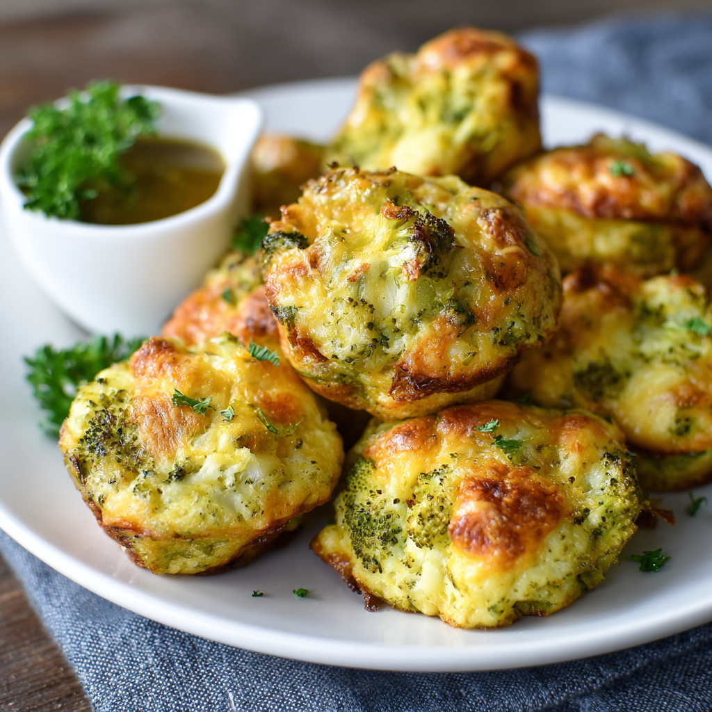Broccoli Cheddar Bites