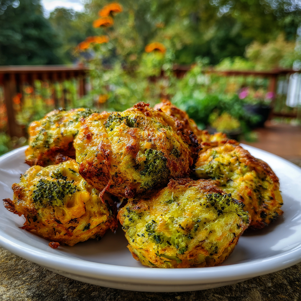 Broccoli Cheddar Bites