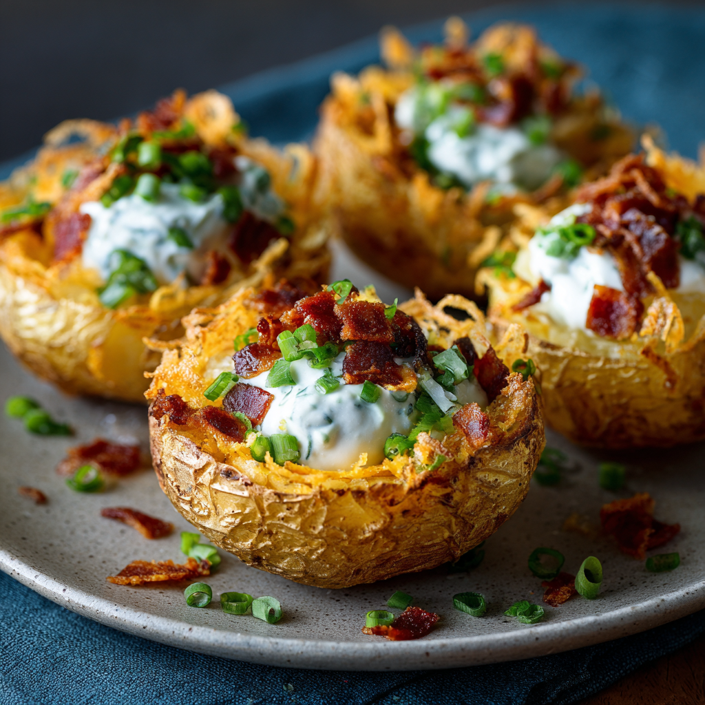 Crispy Potato Bowls