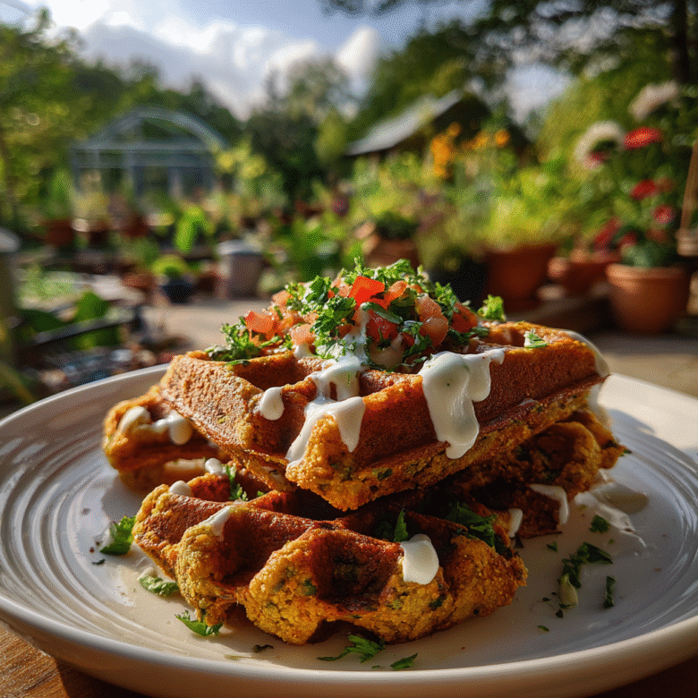 Falafel Waffles Recipe