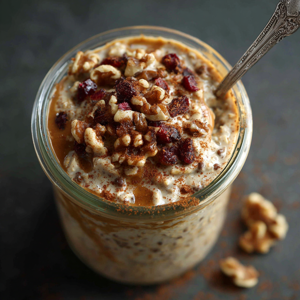 Spicy Gingerbread Overnight Oats