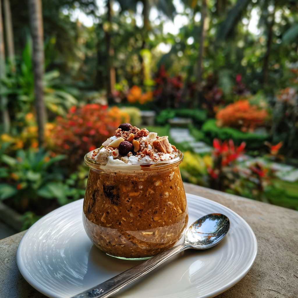 Spicy Gingerbread Overnight Oats