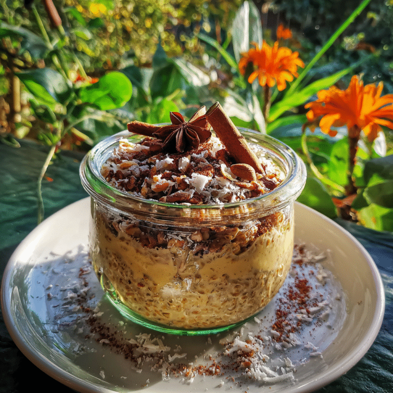 Spicy Gingerbread Overnight Oats