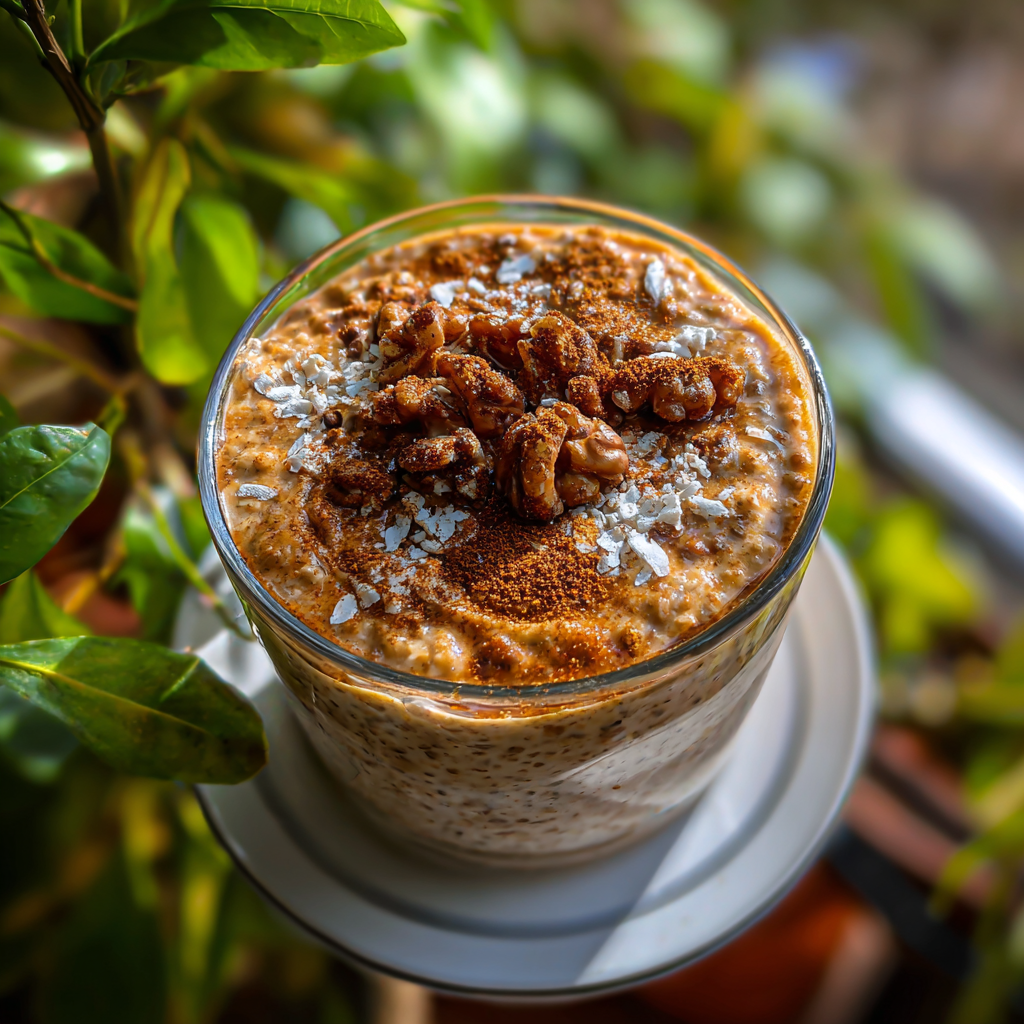 Spicy Gingerbread Overnight Oats