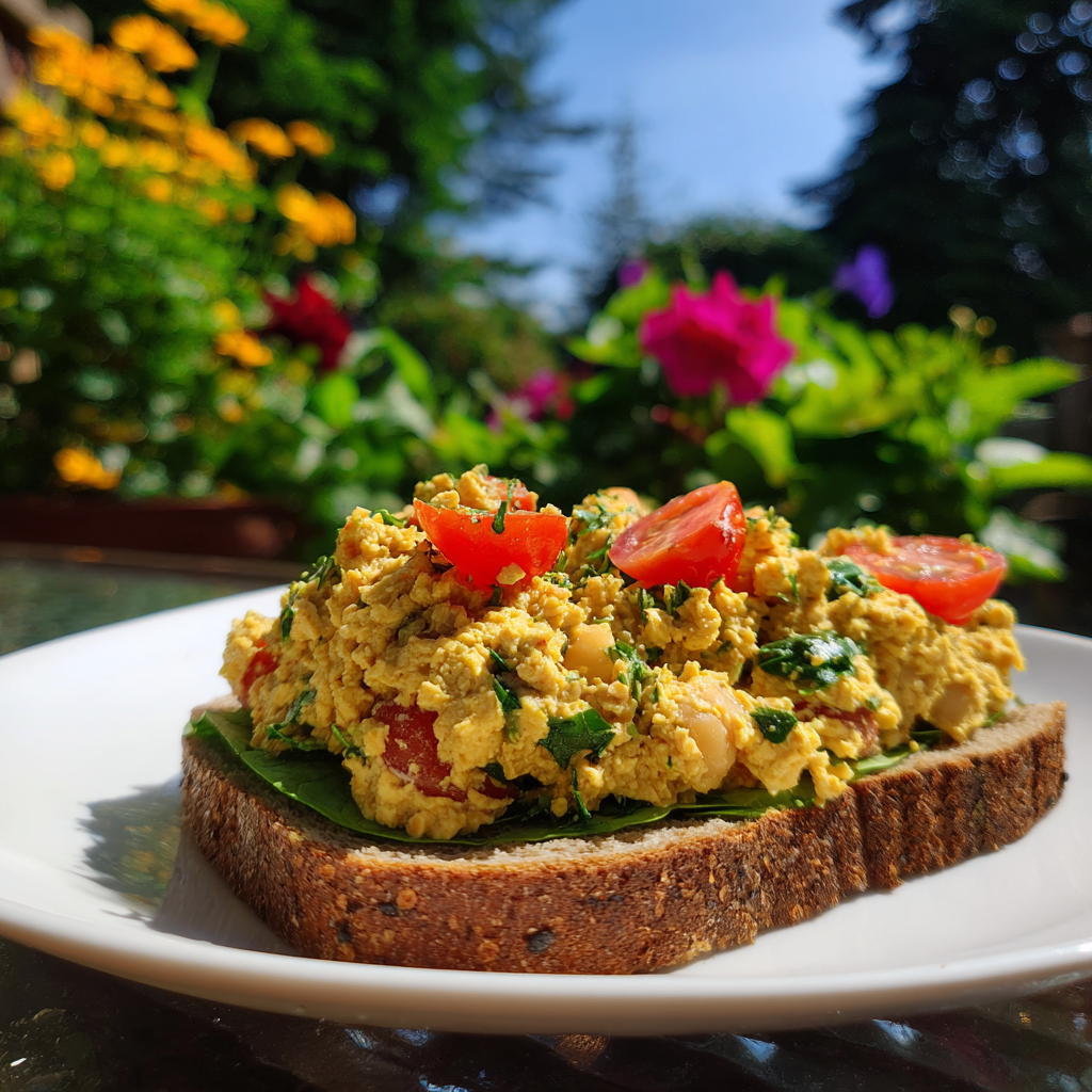 Vegan Chickpea Tuna Salad Wrap Recipe