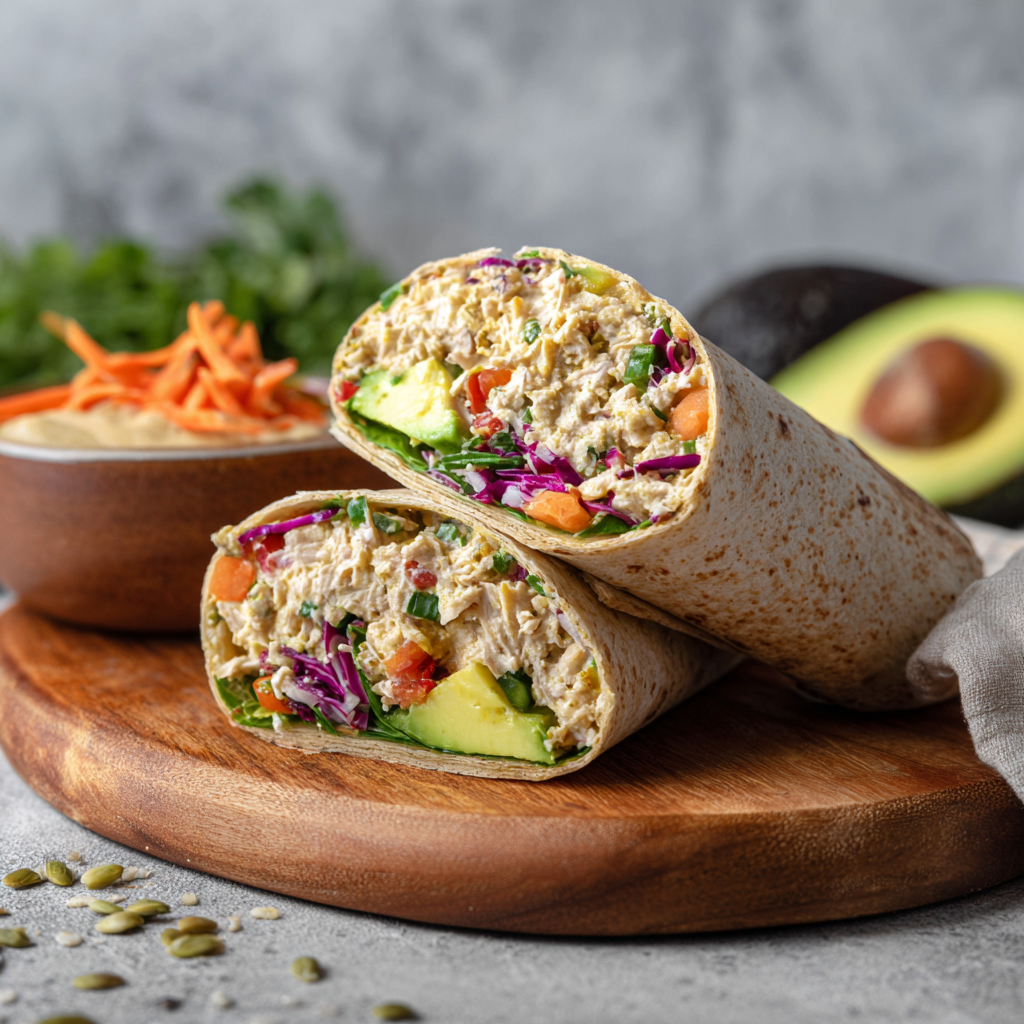 Vegan Chickpea Tuna Salad Wrap Recipe
