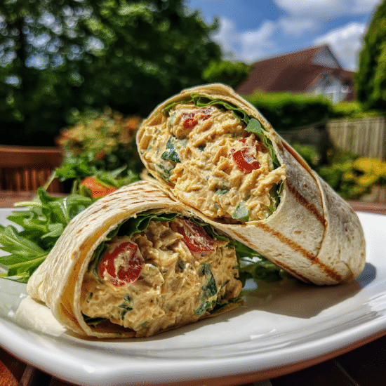 Vegan Chickpea Tuna Salad Wrap Recipe
