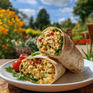 Vegan Chickpea Tuna Salad Wrap Recipe