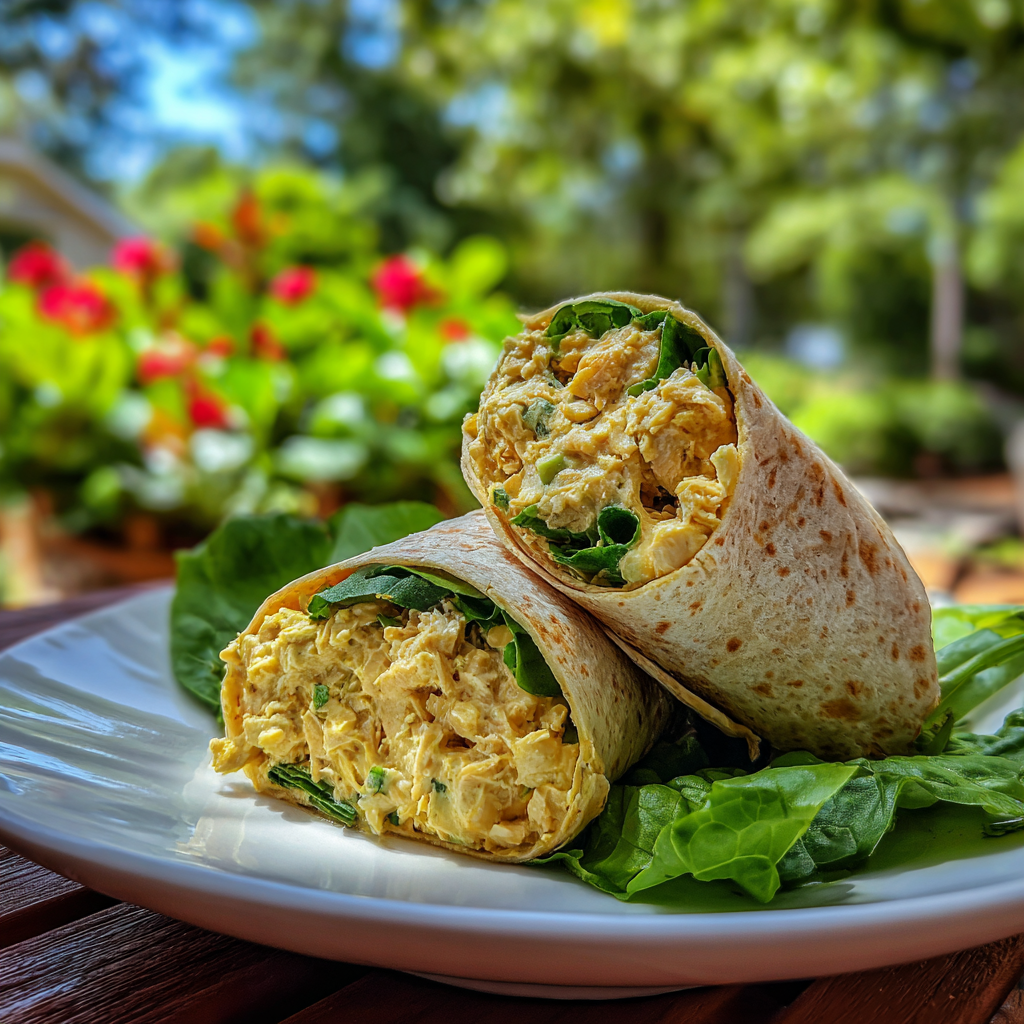 Vegan Chickpea Tuna Salad Wrap Recipe