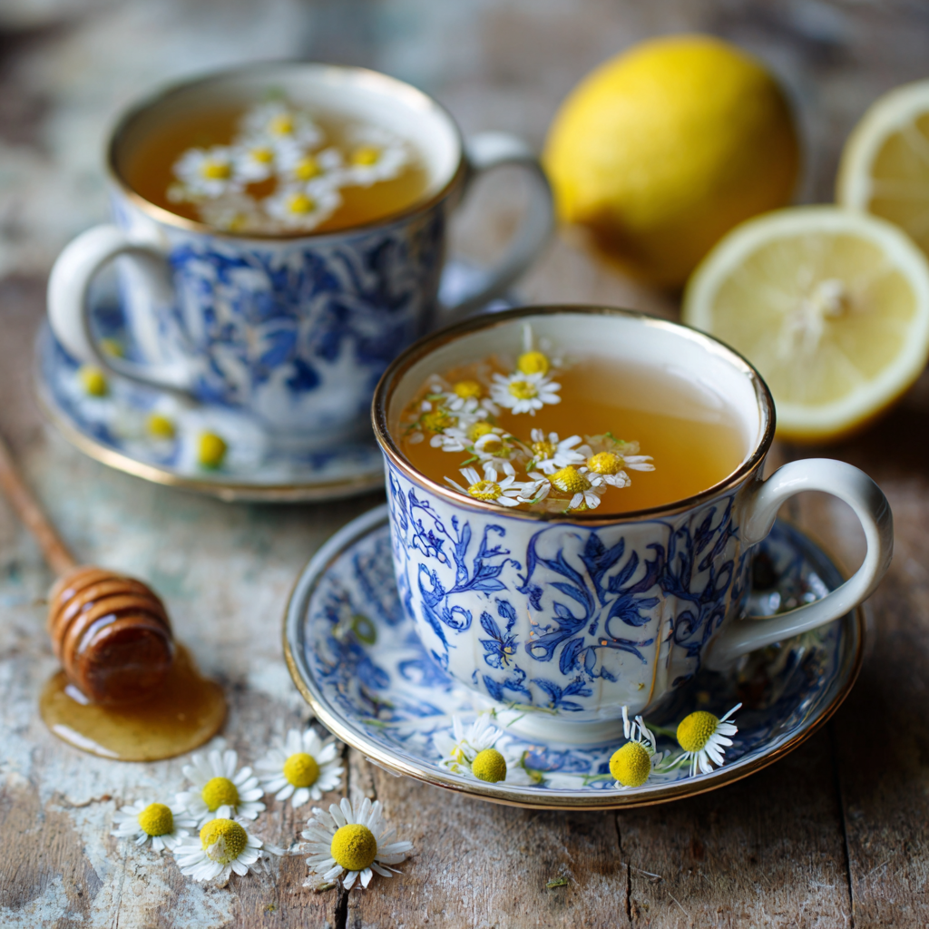 Chamomile Tea Lemon and Honey