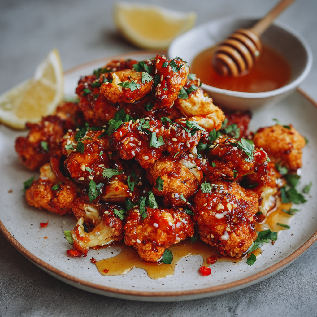 Hot Honey Buffalo Cauliflower