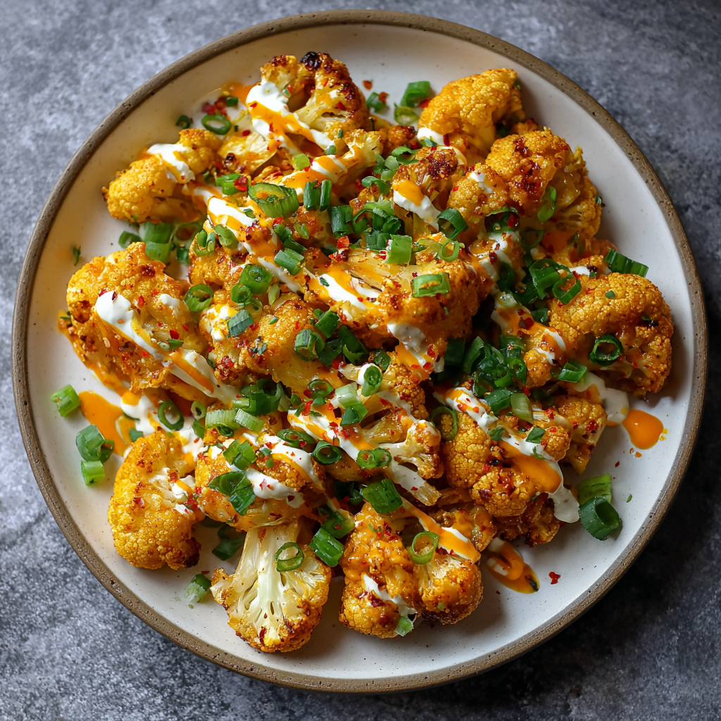 Hot Honey Buffalo Cauliflower