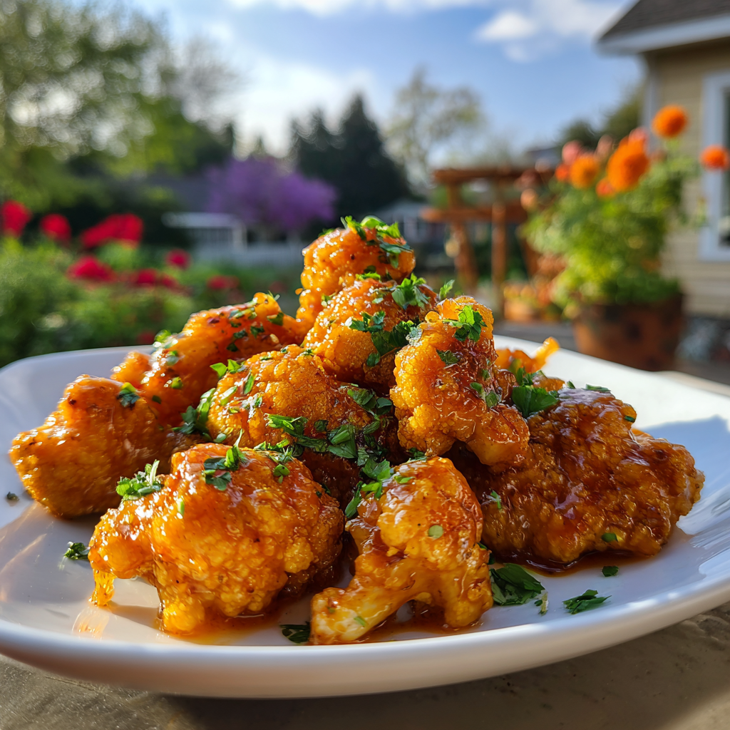 Hot Honey Buffalo Cauliflower