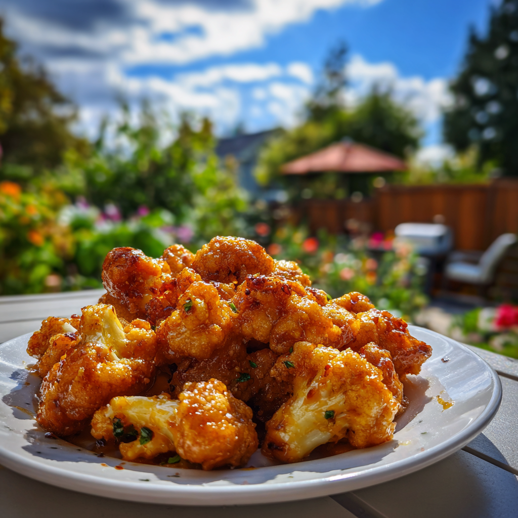 Hot Honey Buffalo Cauliflower